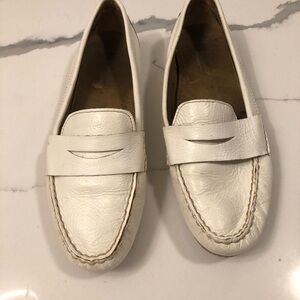 White Mountain White Skipper Penny Loafers 8M